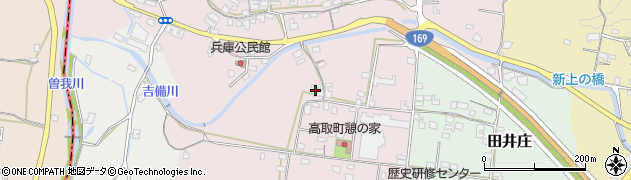 奈良県高市郡高取町兵庫214周辺の地図