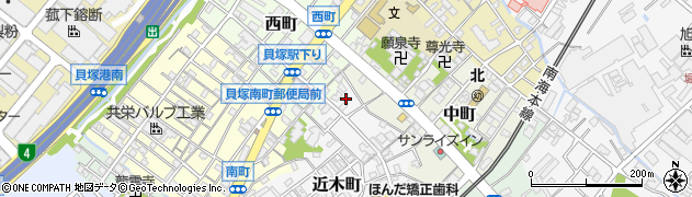 大阪府貝塚市近木町24周辺の地図