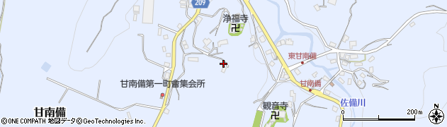 大阪府富田林市甘南備1013周辺の地図