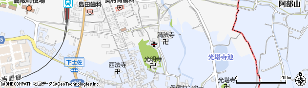 奈良県高市郡高取町下土佐267周辺の地図