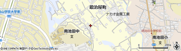 大阪府和泉市鍛治屋町261周辺の地図