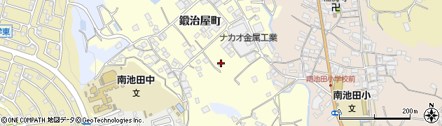 大阪府和泉市鍛治屋町323周辺の地図
