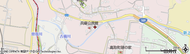 奈良県高市郡高取町兵庫267周辺の地図