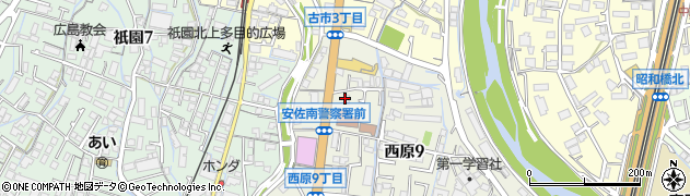 株式会社クラウディア　西原店周辺の地図