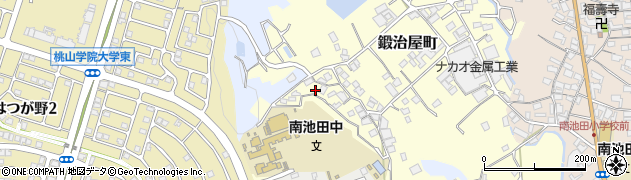 大阪府和泉市鍛治屋町221周辺の地図