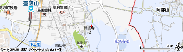 奈良県高市郡高取町下土佐264周辺の地図