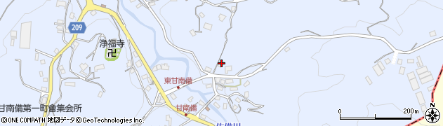 大阪府富田林市甘南備1741周辺の地図