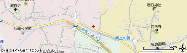 奈良県高市郡高取町兵庫299-1周辺の地図