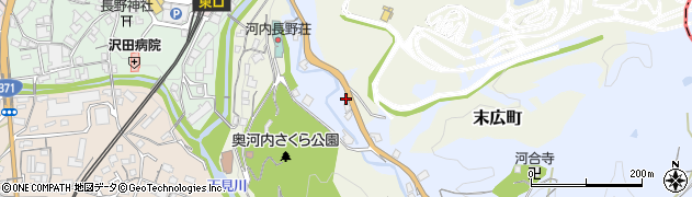 大阪府河内長野市河合寺34周辺の地図