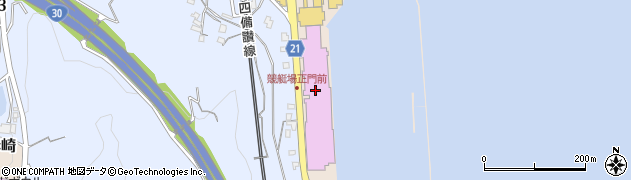 ボートレース児島　ボートレース管理課周辺の地図