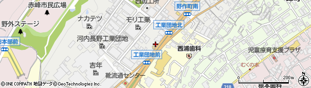 ユーポス外環河内長野店周辺の地図