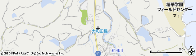 大阪府堺市南区別所周辺の地図