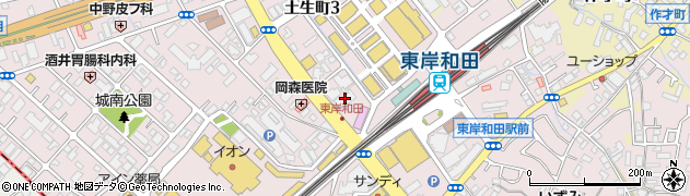 佐藤貴美枝ニットソーイングクラブ岸和田店周辺の地図