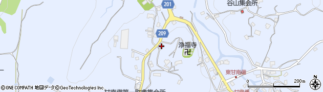 大阪府富田林市甘南備960周辺の地図