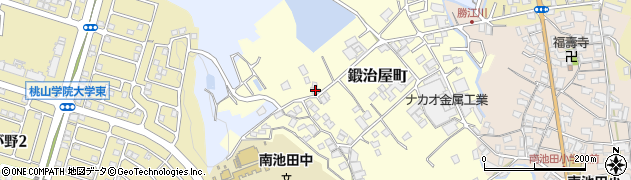 大阪府和泉市鍛治屋町177周辺の地図