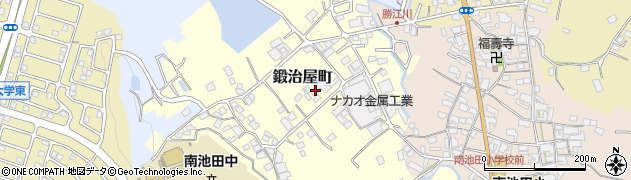 大阪府和泉市鍛治屋町196周辺の地図
