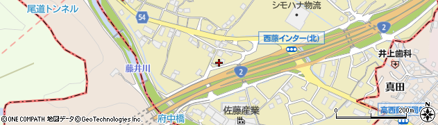広島県尾道市西藤町253周辺の地図