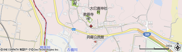 奈良県高市郡高取町兵庫950周辺の地図