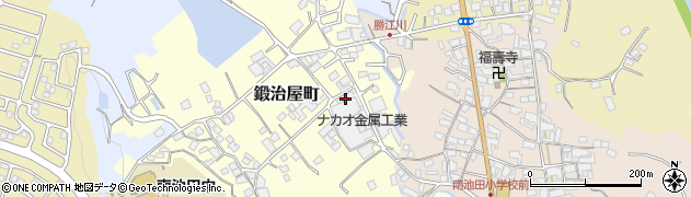 大阪府和泉市鍛治屋町28周辺の地図