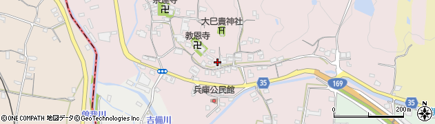 奈良県高市郡高取町兵庫957周辺の地図