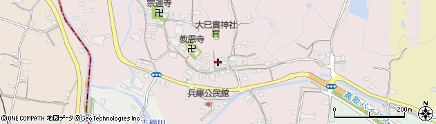 奈良県高市郡高取町兵庫966周辺の地図