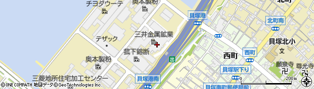 三井金属鉱業株式会社　パーライト事業部大阪工場周辺の地図