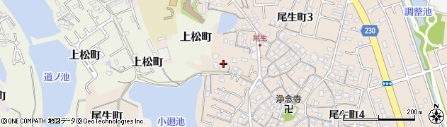 大阪府岸和田市尾生町854周辺の地図