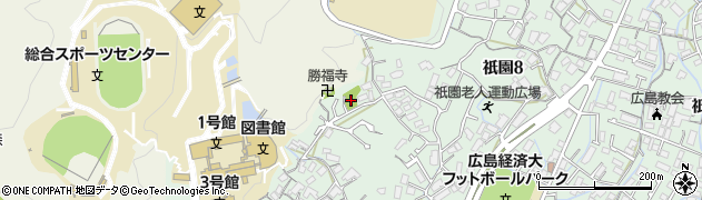 祇園第一公園周辺の地図