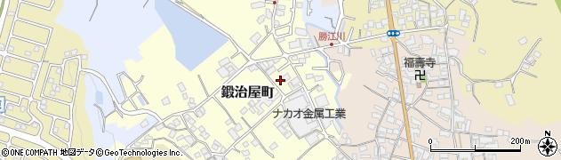 大阪府和泉市鍛治屋町30周辺の地図