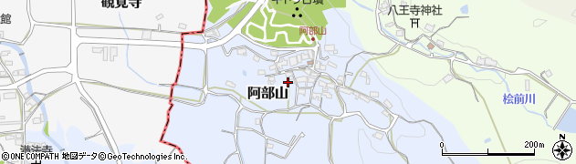 奈良県高市郡明日香村阿部山203周辺の地図