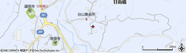 大阪府富田林市甘南備1724周辺の地図