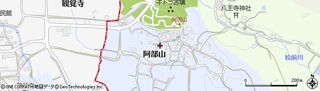 奈良県高市郡明日香村阿部山199周辺の地図