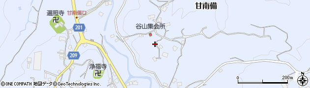 大阪府富田林市甘南備1722周辺の地図