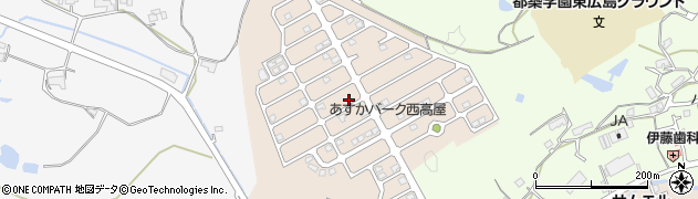 広島県東広島市高屋町大畠549周辺の地図