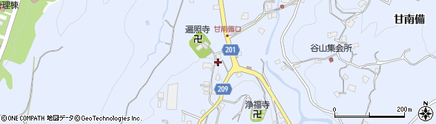 大阪府富田林市甘南備956周辺の地図