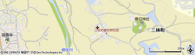 大阪府和泉市三林町660周辺の地図