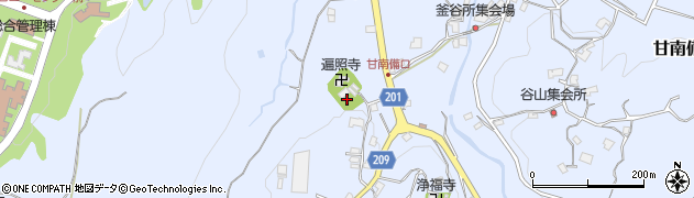 大阪府富田林市甘南備948周辺の地図