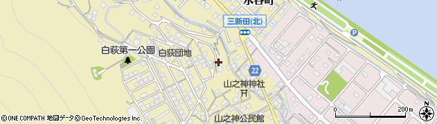 広島県福山市水呑町周辺の地図