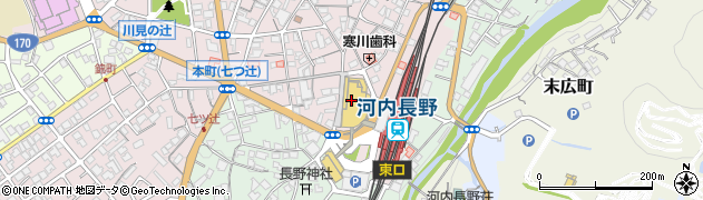 ラフィネ河内長野ノバティ店周辺の地図