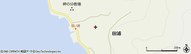 香川県小豆島町（小豆郡）田浦周辺の地図