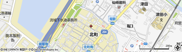 大阪府貝塚市北町37-3周辺の地図