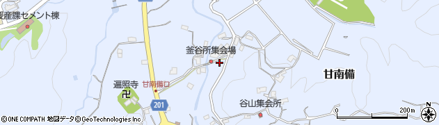 大阪府富田林市甘南備1603周辺の地図