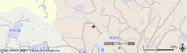 兵庫県淡路市上河合42周辺の地図