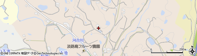 兵庫県淡路市上河合796周辺の地図