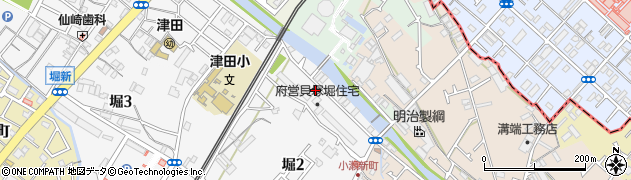府営貝塚堀住宅周辺の地図