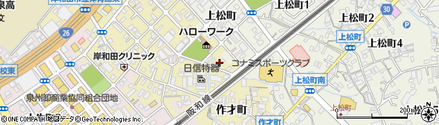 ムツボシ株式会社　岸和田商品センター周辺の地図