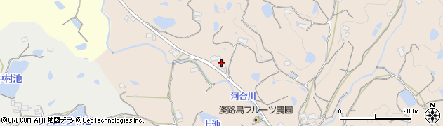 兵庫県淡路市上河合841周辺の地図
