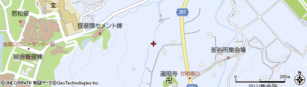 大阪府富田林市甘南備周辺の地図
