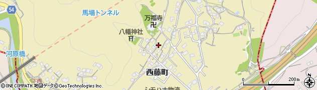 広島県尾道市西藤町708周辺の地図