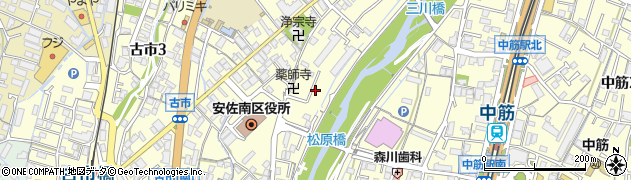 関本古市第2駐車場（利明）周辺の地図